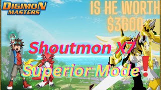 Digimon Masters Online GDMO  Shoutmon x7 Superior Mode leak [upl. by Millda]