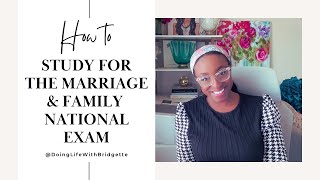 I Passed How I Studied For The National Marriage amp Family Exam  AATBS vs TDC [upl. by Naniac850]