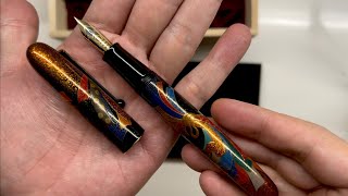 A Few Fair Pens  Namiki Yukari Royale Noshi Bundle Fountain Pen 並木蒔絵束ねのし万年筆 [upl. by Durst]