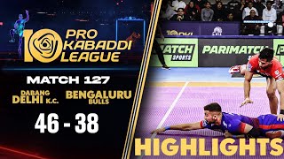 Ashu Maliks Delhi Keep Comebackseeking Bulls at Bay  PKL Match 127 Highlights [upl. by Yedarb]