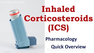 Inhaled Corticosteroids Pharmacology  Quick Overview  Indication  Side Effects  Oral Candidiasis [upl. by Adnelg396]