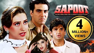 SAPOOT HINDI FULL MOVIE 1996  Akshay Kumar Karishma Kapoor Sunil Shetty Sonali Bendre [upl. by Ggerg]