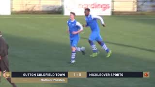 NPL Football Academy  Sutton Coldfield Town v Mickleover Sports Highlights  NPLFA [upl. by Esinert]