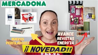 NOVEDADES RECIEN LLEGADAS A MERCADONA NUEVOS LAPICES OJOS AVANCE REVISTAS ENERO 2024 [upl. by Crutcher]