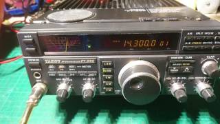 Yaesu FT890 test after repair and realignment [upl. by Klinger305]