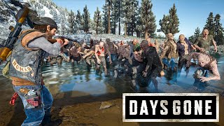 Days Gone  Beasley Lake Horde Combat Gameplay  Highway 97 [upl. by Rowan954]