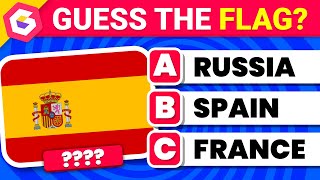 Guess The Flag  Europe Edition 🇪🇺  Flag Quiz [upl. by Palila506]