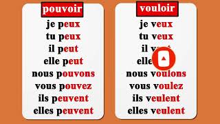 conjugaison les verbes du 3ème groupe présent pouvoir et vouloir [upl. by Fullerton]