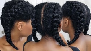 How To Cornrow Braid For Beginners  Clear Easy Steps [upl. by Maretz383]