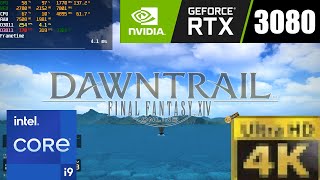 FFXIV Dawntrail Benchmark  Maximum Settings 1080p RTX 3080 Laptop 165W [upl. by Ellirehs983]