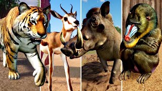 Sounds And Names Wild Animals of The World  Every Single Animal in Planet Zoo [upl. by Enahc]