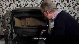 Lighting the Dovre Vintage50 wood stove [upl. by Irotal]