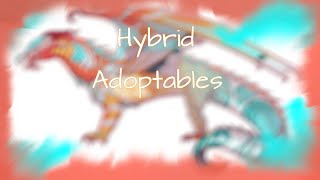 Wings of fire hybrid adoptables open [upl. by Vassaux979]