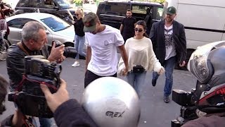 EXCLUSIVE  Kourtney Kardashian and Younes Bendjima go to an amusement center in Paris [upl. by Margie]