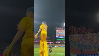 Taking the mound at citizens bank park bananas baseball mlb bananaball unreal [upl. by Sidnak]