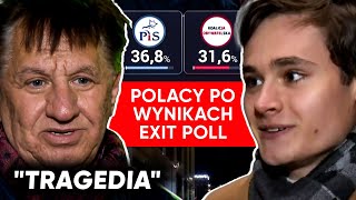 quotTragediaquot Warszawiacy komentują wynik wyborów exit poll [upl. by Hermine]