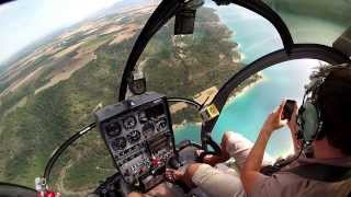 Helicopter Ride around The Verdon Gorge [upl. by Adhern491]