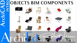 ArchiCAD objects BIM components [upl. by Arihppas]