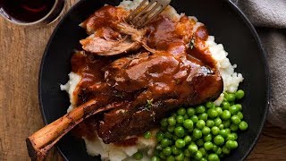 Lamb Shanks with Red Wine Sauce [upl. by Ulrick]