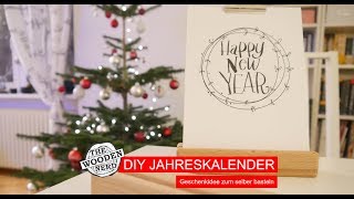 Einfacher Kalender selbst gemacht  DIY [upl. by Alorac952]