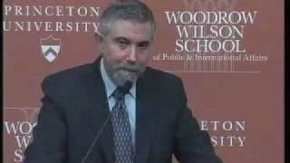 Paul Krugman Nobel Prize News Conference [upl. by Atnamas]