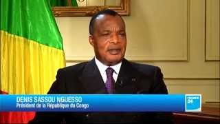 FRANCE 24 LEntretien  Denis Sassou Nguesso se défend sur le sujet des biens malacquis [upl. by Elocim]