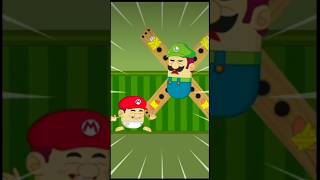 Luigi Is Held Captive by Marios Son ☠️funnycartoon memeanimation luigi babymasti [upl. by Pinebrook989]