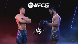 EA Sports UFC 5  Shavkat Rakhmonov vs Khamzat Chimaev Legendary Difficulty [upl. by Shelden]