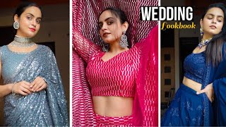 Wedding Lookbook  Affordable Designer lehenga amp Saree  Ethnic Plus Review WEDDINGLOOKBOOK [upl. by Pandich]