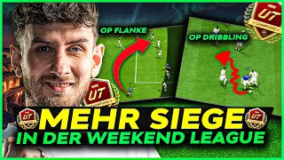 FC 25 MEHR SIEGE in der WEEKEND LEAGUE mit diesen TIPPS 🔥 Tipps gegen 5er Kette  OP Flanke amp mehr [upl. by Loesceke130]