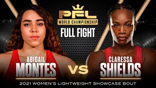 Claressa Shields vs Abigail Montes  2021 PFL Championship HD FULL FIGHT [upl. by Diva]