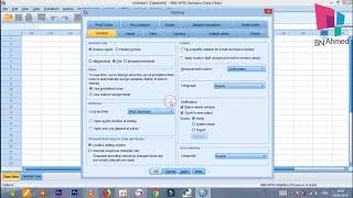 quotطريقة تغيير لغة برنامج SPSS version 19 من الإنجليزية إلى الفرنسية أو العكس 2018 HD quot [upl. by Seema64]