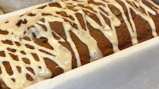 Pumpkin Loaf with Streusel topping and maple glaze [upl. by Avie]