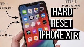 Apple iPhone XR  Restart  Soft Reset  Easy method [upl. by Ahsertal]