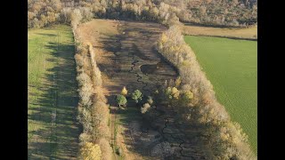 Effacement dun plan deau fédéral et renaturation dune zone humide  Exireuil [upl. by Itsim]