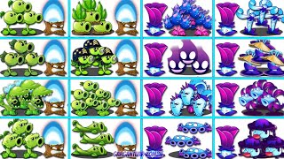 Random 16 Team PEA vs SHADOW Plants  Who Will Win  PvZ 2 Plant vs Plant [upl. by Alexine]