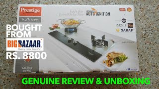 Prestige Hob Top Auto Ignition Gas Stove  PHT02 AIComplete UnboxingReview amp Genuine QA No ISI [upl. by Radek]