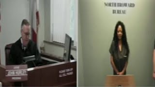 Lynette Taylor appears in court after domestic violence arrest [upl. by Frech]