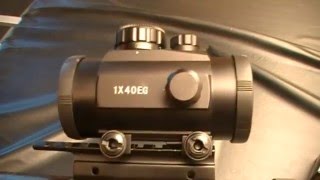 Red dot 1x40mm Scope Review [upl. by Dajma]