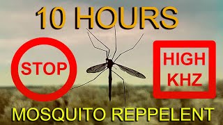 10 HOURS Mosquito repellent sound Ultrasonic Effect 1415Khz  Concentration  Meditation  Sleep [upl. by Simmie863]