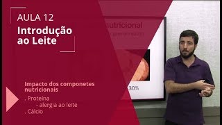 Introdução ao Leite  Indústria de alimentos  Prof Leonardo Acurcio  Aula 1215 [upl. by Retsae]