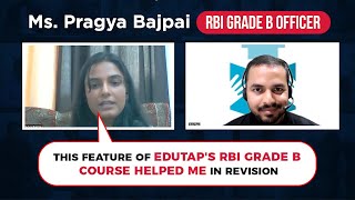 EduTap RBI Grade B Course  Best Course for RB Grade B Preparation  EduTap Course Review by Topper [upl. by Eceertal]