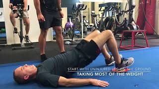 Hamstring Rehab Early Stage Part 2 [upl. by Aynod]