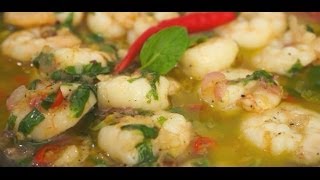 Shrimps with Lemon amp Mint Butter Recipe  Prawns chili [upl. by Droc]