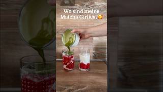 Wer ist bei einem Matcha Date dabei ✨ strawberrymatcha [upl. by Traweek]