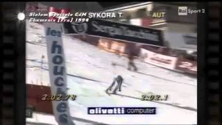 Alberto Tomba wins slalom Chamonix 1994 [upl. by Irrej]