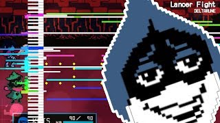 Lancer Fight VS Lancer  DELTARUNE  MIDI Remaster [upl. by Ylsew251]