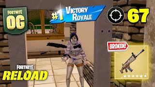 OG Fortnite Reload  High Kill Gameplay  Keyboard amp Mouse [upl. by Chick]