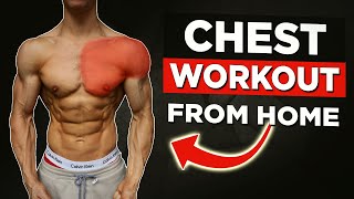 10 MIN HOME CHEST amp SHOULDERS WORKOUT NO EQUIPMENT BODYWEIGHT WORKOUT [upl. by Artened417]