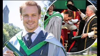 quotSam Heughan Receives Honorary Doctorate – A Memorable Moment and Incredible Charity Contributionsquot [upl. by Kan739]